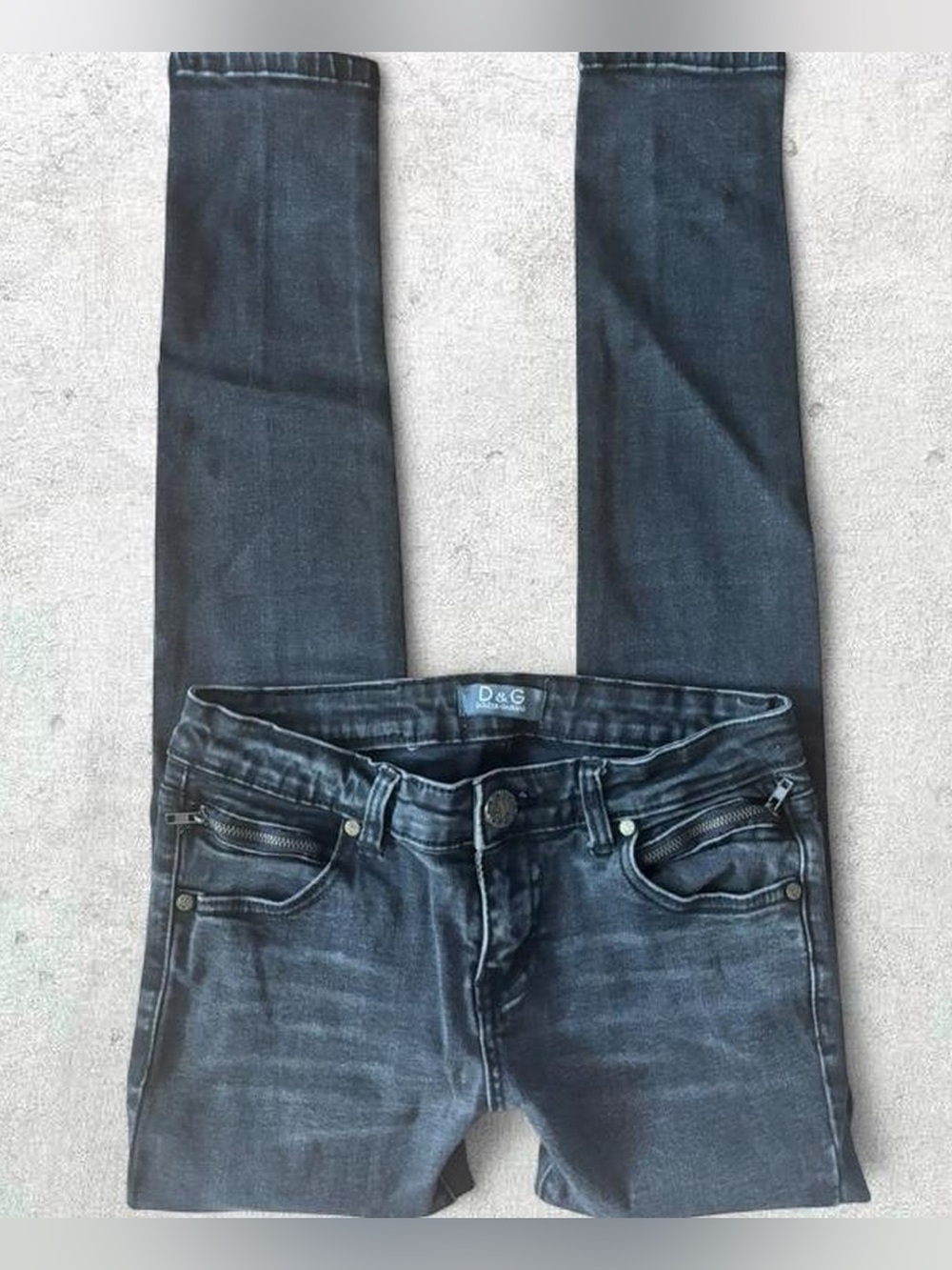Y2K/Vintage Dolce & Gabbana Women's Black Skinny Jeans